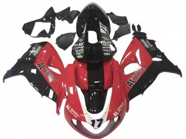 Großhandel Suzuki TL1000R Motorrad Verkleidung 1998-2003 - Rot Schwarz Rennen 17