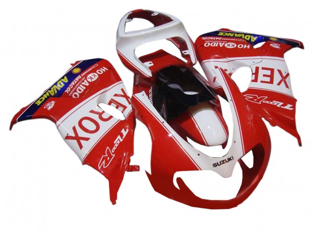 Großhandel Suzuki TL1000R Motorrad Verkleidung 1998-2003 - Weiss Rot Schwarz Xerox