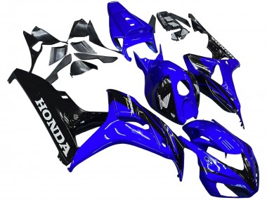 Großhandel Honda CBR1000RR Motorrad Verkleidung 2006-2007 - Blau Glanzendes Schwarz