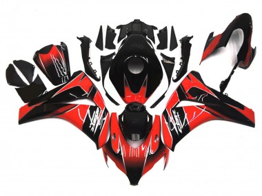 Großhandel Honda CBR1000RR Motorrad Verkleidung 2008-2011 - Rot Glanzendes Schwarz