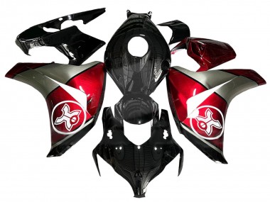 Großhandel Honda CBR1000RR Motorrad Verkleidung 2008-2011 - Grau Rot Glanzendes Schwarz