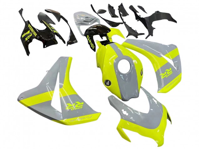 Großhandel Honda CBR1000RR Motorrad Verkleidung 2008-2011 - Nardo Grau Fluoreszierendes Grun