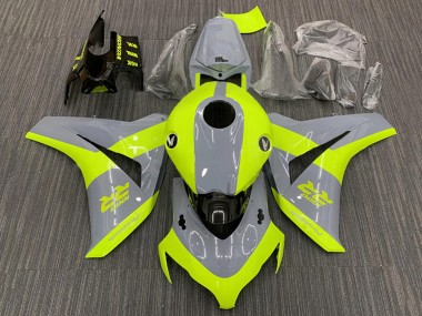 Großhandel Honda CBR1000RR Motorrad Verkleidung 2008-2011 - Nardo Grau Fluoreszierendes Grun