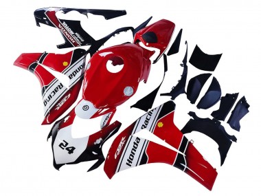 Großhandel Honda CBR1000RR Motorrad Verkleidung 2008-2011 - Weiss Rot Glanzendes Schwarz Rennen 24
