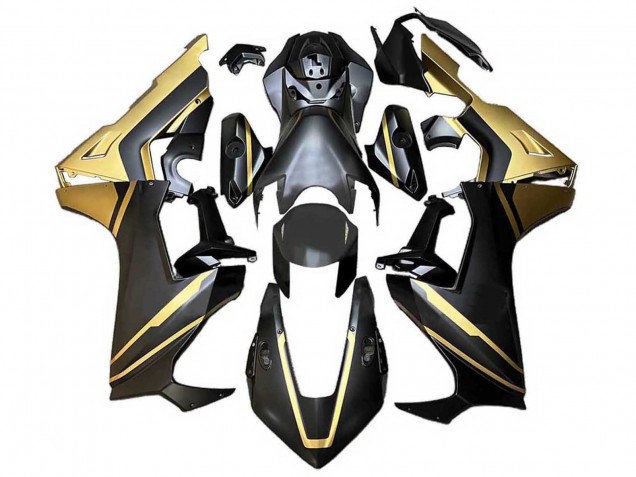 Großhandel Honda CBR1000RR Motorrad Verkleidung 2017-2023 - Gold Matt Schwarz