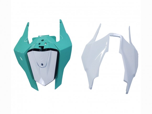 Großhandel Honda CBR1000RR Motorrad Verkleidung 2017-2023 - Weiss Hellblau Glanzendes Schwarz