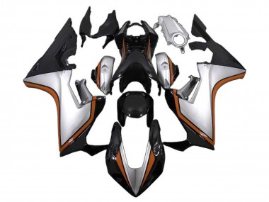 Großhandel Honda CBR1000RR Motorrad Verkleidung 2017-2023 - Silber Orange Glanzendes Schwarz