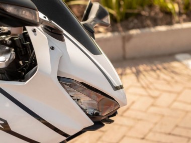 Großhandel Honda CBR1000RR Motorrad Verkleidung 2017-2023 - Weiss mit Schwarz Streifen Fireblade