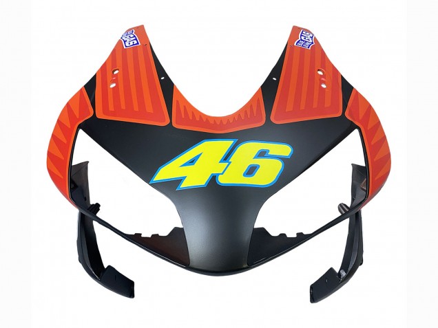 Großhandel Honda CBR600RR Motorrad Verkleidung 2003-2004 - Matt Schwarz Orange Repsol Rossi 46