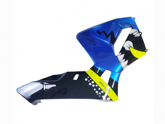Großhandel Honda CBR600RR Motorrad Verkleidung 2003-2004 - Blau Neon Gelb Glanzendes Schwarz Hai