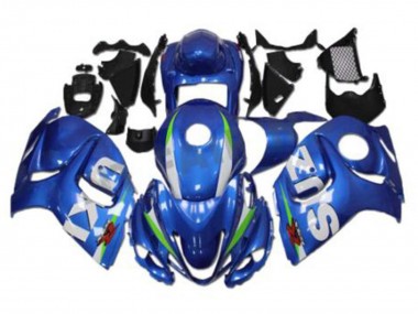 Großhandel Suzuki GSXR 1300 Hayabusa Motorrad Verkleidung 2008-2020 - Blau Weiss Grun