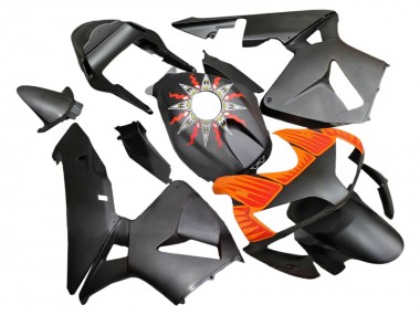 Großhandel Honda CBR600RR Motorrad Verkleidung 2003-2004 - Matt Schwarz Orange