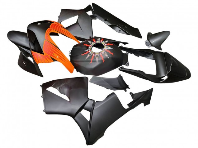 Großhandel Honda CBR600RR Motorrad Verkleidung 2003-2004 - Matt Schwarz Orange
