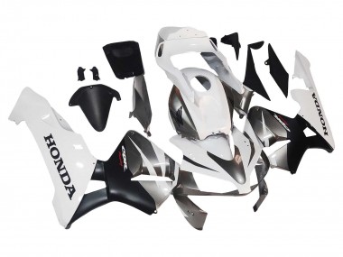 Großhandel Honda CBR600RR Motorrad Verkleidung 2003-2004 - Weiss Matt Schwarz Rennen