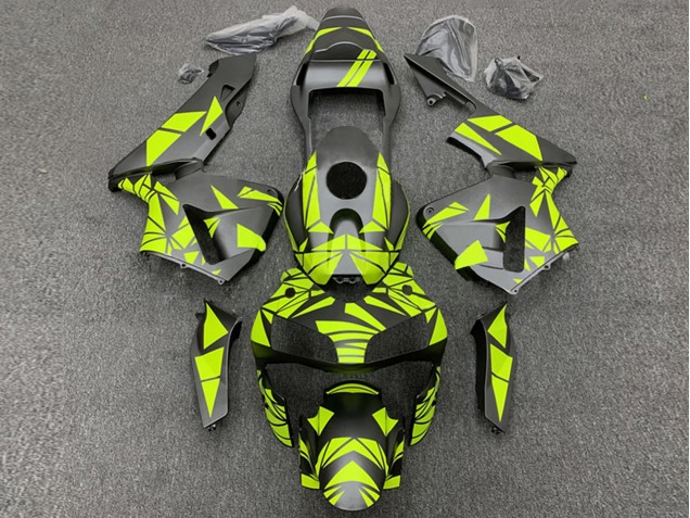 Großhandel Honda CBR600RR Motorrad Verkleidung 2003-2004 - Gelb Matt Schwarz