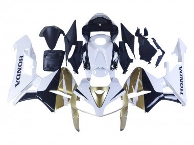 Großhandel Honda CBR600RR Motorrad Verkleidung 2005-2006 - Gold Weiss Schwarz