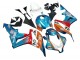 Großhandel Honda CBR600RR Motorrad Verkleidung 2007-2008 - Orange Weiss Rot Blau Repsol