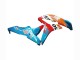 Großhandel Honda CBR600RR Motorrad Verkleidung 2007-2008 - Orange Weiss Rot Blau Repsol