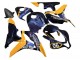 Großhandel Honda CBR600RR Motorrad Verkleidung 2007-2008 - Orange Dunkel Blau Trick Star 06