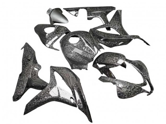 Großhandel Honda CBR600RR Motorrad Verkleidung 2007-2008 - Schwarz Geschmiedet Carbonfaser