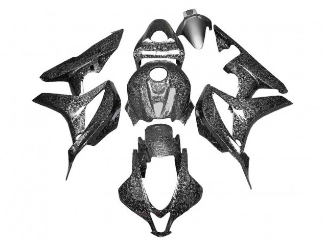 Großhandel Honda CBR600RR Motorrad Verkleidung 2007-2008 - Schwarz Geschmiedet Carbonfaser