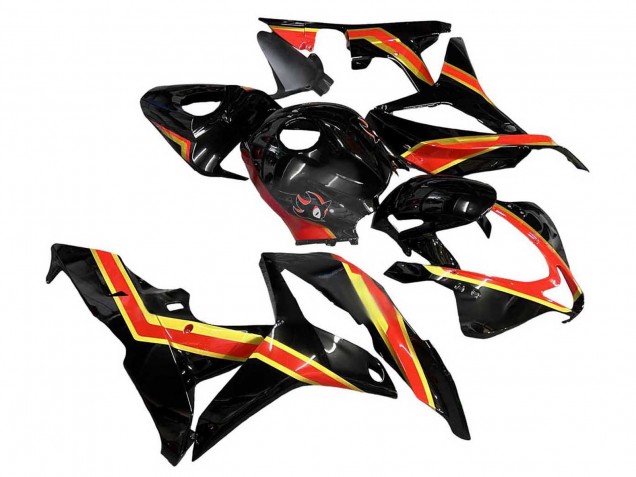 Großhandel Honda CBR600RR Motorrad Verkleidung 2007-2008 - Rot Gold Glanzendes Schwarz