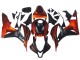 Großhandel Honda CBR600RR Motorrad Verkleidung 2007-2008 - Orange Matt Schwarz