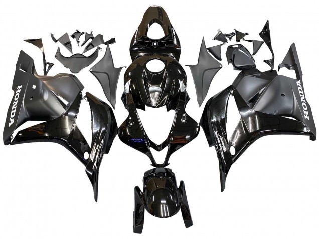 Großhandel Honda CBR600RR Motorrad Verkleidung 2009-2012 - Glanzendes Schwarz Matt Schwarz