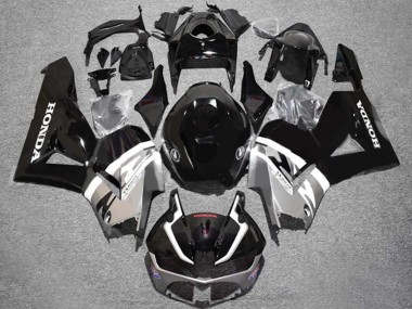 Großhandel Honda CBR600RR Motorrad Verkleidung 2013-2023 - Silber Glanzendes Schwarz