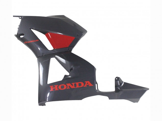 Großhandel Honda CBR600RR Motorrad Verkleidung 2013-2023 - Schwarzes Carbonfaser Rot