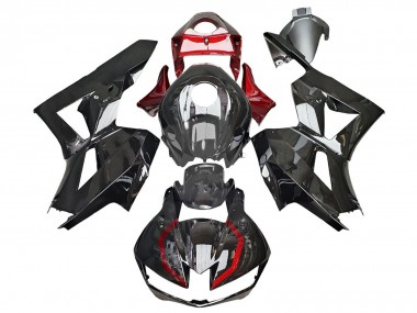 Großhandel Honda CBR600RR Motorrad Verkleidung 2013-2023 - Glanzendes Schwarz Rot