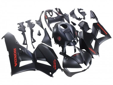 Großhandel Honda CBR600RR Motorrad Verkleidung 2013-2023 - Matt Schwarz Rot Aufkleber