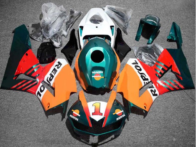 Großhandel Honda CBR600RR Motorrad Verkleidung 2013-2023 - Orange Weiss Rot Glanzendes Schwarz Dunkel Grun Repsol 1