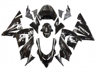Großhandel Kawasaki ZX10R Motorrad Verkleidung 2004-2005 - Glanzendes Schwarz Ninja