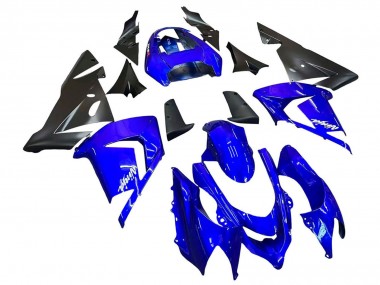 Großhandel Kawasaki ZX10R Motorrad Verkleidung 2004-2005 - Blau Schwarz Ninja