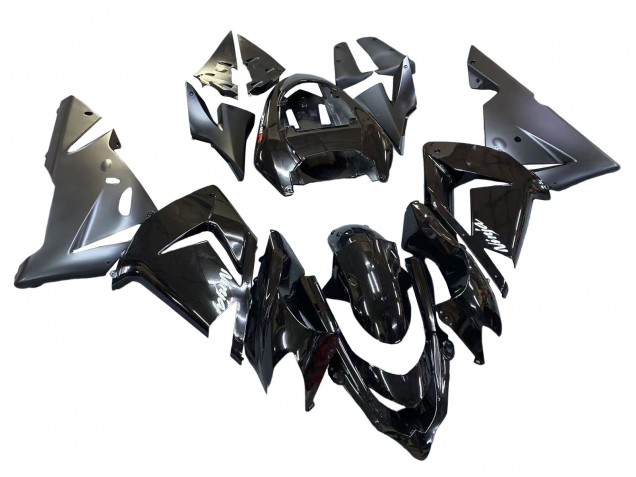 Großhandel Kawasaki ZX10R Motorrad Verkleidung 2004-2005 - Glanzendes Matt Schwarz Ninja