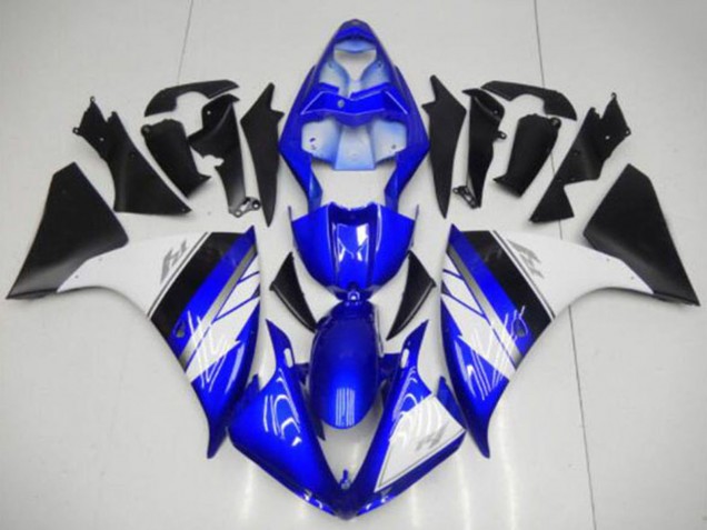 Großhandel Yamaha YZF R1 Motorrad Verkleidung 2009-2011 - Blau Weiss Matt Schwarz