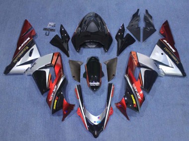 Großhandel Kawasaki ZX10R Motorrad Verkleidung 2004-2005 - Weiss Schwarz Fluoreszierendes Gelb Ninja