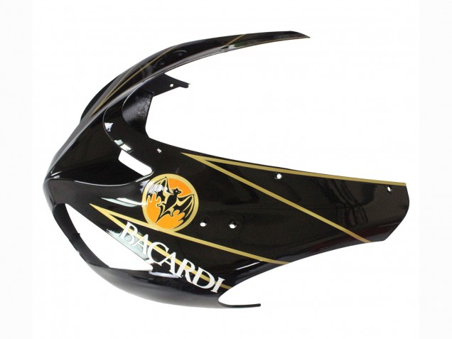 Großhandel Kawasaki ZX10R Motorrad Verkleidung 2006-2007 - Schwarz Rot Gold BACARDI