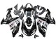Großhandel Kawasaki ZX10R Motorrad Verkleidung 2006-2007 - Glanzendes Schwarz Weiss West
