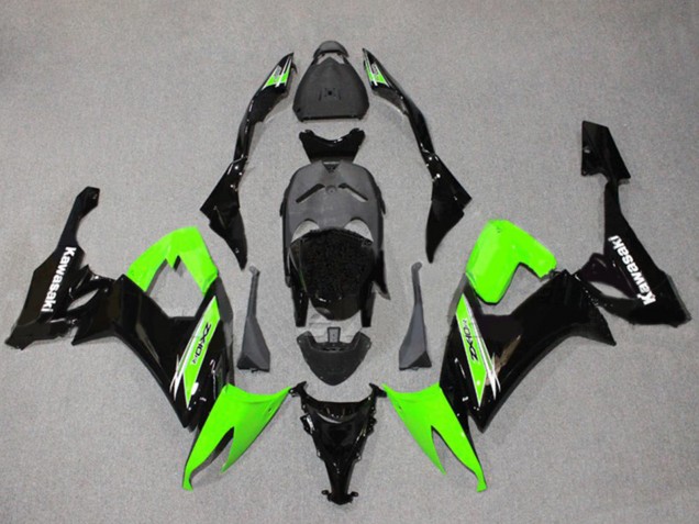 Großhandel Kawasaki ZX10R Motorrad Verkleidung 2008-2010 - Grun Glanzendes Schwarz