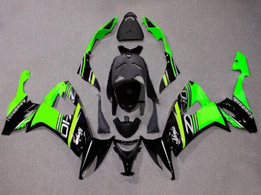 Großhandel Kawasaki ZX10R Motorrad Verkleidung 2008-2010 - Grun Weiss Glanzendes Schwarz