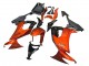 Großhandel Kawasaki ZX10R Motorrad Verkleidung 2008-2010 - Burnt Orange Schwarz