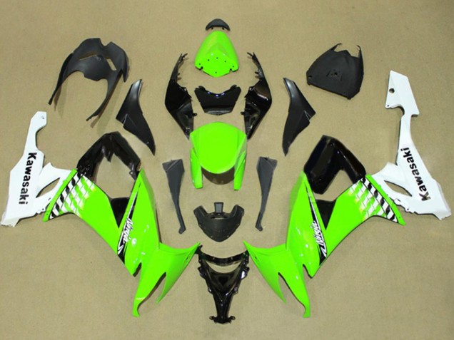 Großhandel Kawasaki ZX10R Motorrad Verkleidung 2008-2010 - Weiss Grun Schwarz