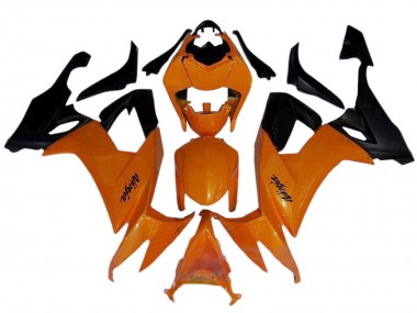 Großhandel Kawasaki ZX10R Motorrad Verkleidung 2008-2010 - Orange Schwarz