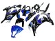 Großhandel Kawasaki ZX10R Motorrad Verkleidung 2011-2015 - Blau Weiss Glanzendes Schwarz