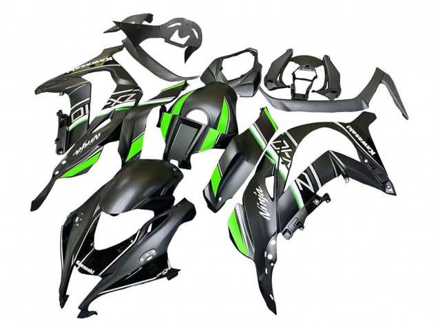Großhandel Kawasaki ZX10R Motorrad Verkleidung 2016-2020 - Matt Schwarz Grun Weiss Ninja