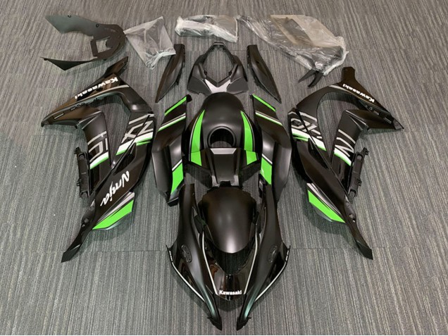 Großhandel Kawasaki ZX10R Motorrad Verkleidung 2016-2020 - Matt Schwarz Grun Weiss Ninja