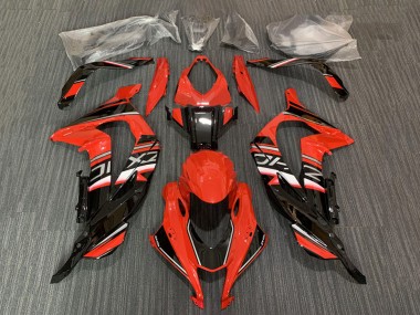 Großhandel Kawasaki ZX10R Motorrad Verkleidung 2016-2020 - Rot Glanzendes Schwarz