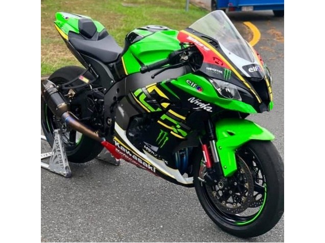 Großhandel Kawasaki ZX10R Motorrad Verkleidung 2016-2020 - Grun Gelb Rot Schwarz Elf Monster